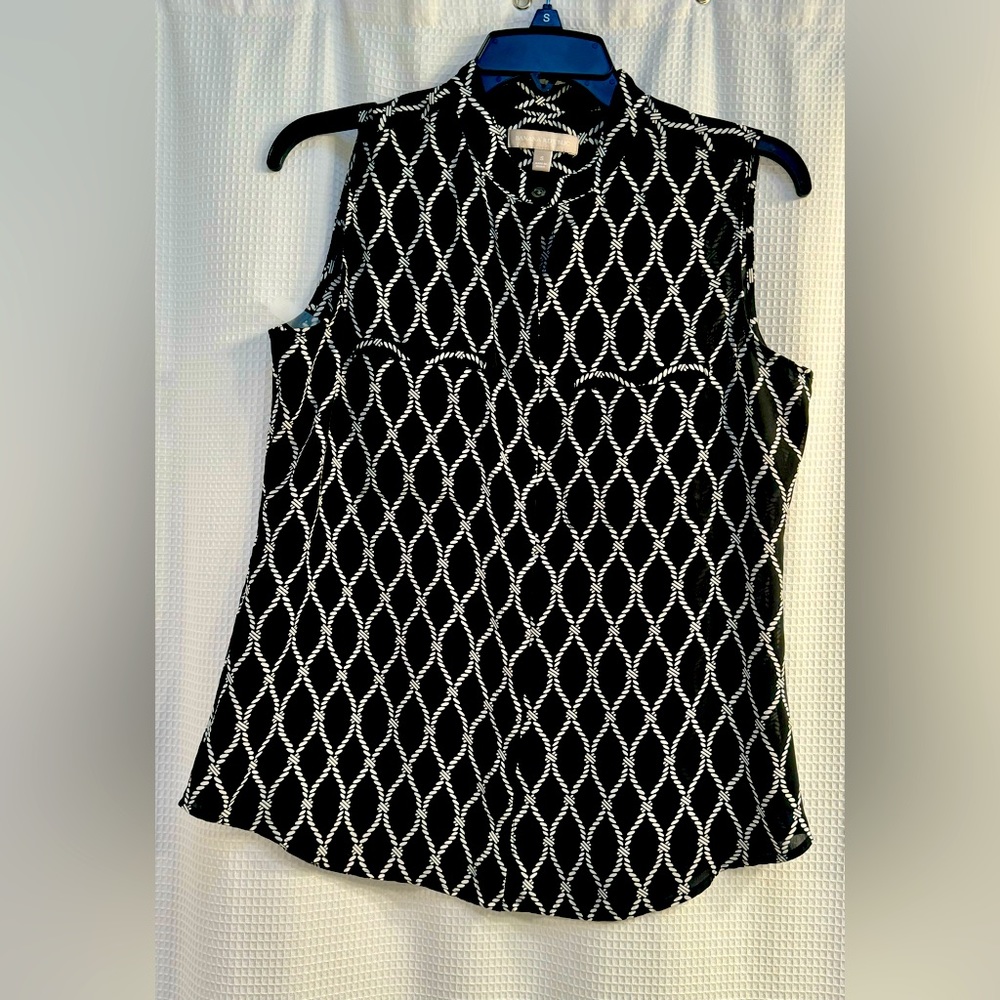 Banana Republic Blouse- Size Small- Black and White